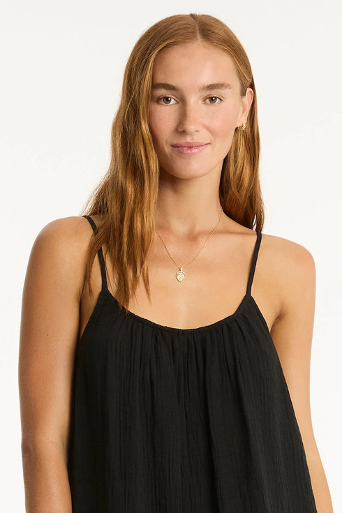 Sea Level Sunset Short Sundress